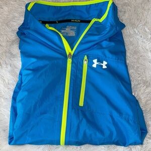 Under Armour Vibrant Blue Jacket with Neon Highlights (A)